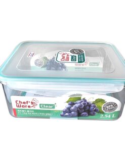 Chef’s Ware Clear Rectangular 2.5L